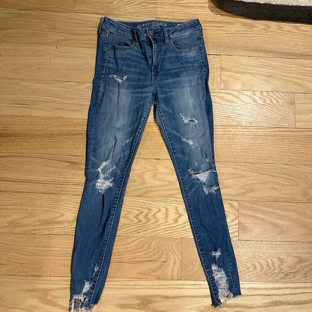 American eagle high rise jeggings super stretch